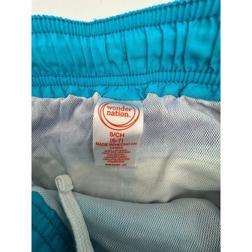 Lot of 4 Boys Swim Trunks‎ Size 6-7 Small Wonder Nation OP Mixed Brands